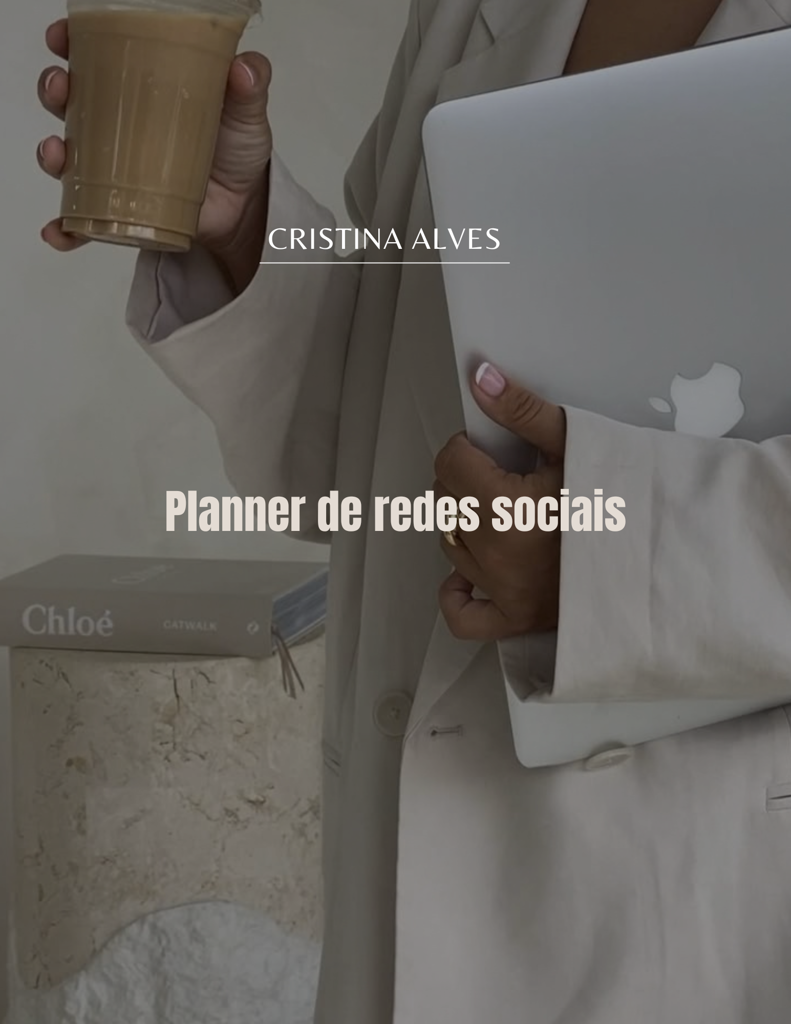 Capa: Planner Digital de Organização e Conteúdo